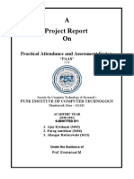 A Project Report On: Practical Attendance and Assessment System