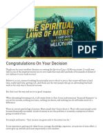 The Spiritual Laws of Money 1 - Harv Eker