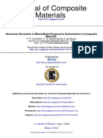 Materials Numerical Simulation of Mixed-Mode Progressive Delamination in Composite