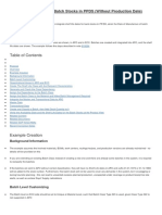 Shelf Life Based On SL PPDS