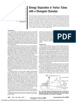 Energy Separation in Divergent