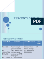 Percentage Tax