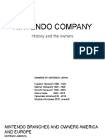 Nintendo Company: History and The Owners