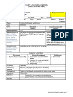 Daily Lesson Plan (2018)