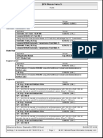 2010 Nissan Versa S Fluid Capacities