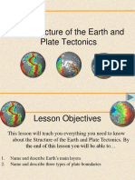 The Structure of The Earth and Plate Tectonics