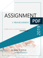 Assignment of C Programming