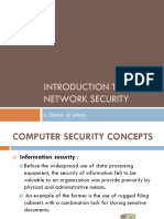 Introduction To Network Security: L. Tahani Al Jehani