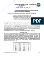 Analysis of Wind Speed Data and Wind Energy Potential Along Selected Location in Chandwad