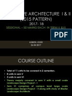 Landscape Architecture I & II-1