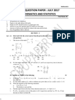 Question Paper Mathematics