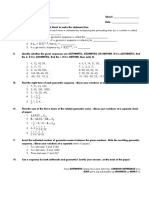 Sana ARITHMETIC Nalang Tayo para Kahit May COMMON DIFFERENCE Tayo