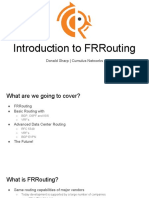 Introduction To FRRouting