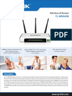 Datasheet Router TP-LINK TL-WR940N