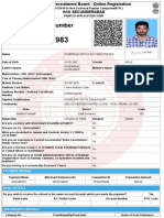 Registration Number: Secunderabad