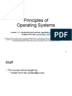 Principles of Operating System