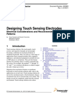 Designing Touch Sensing Electrodes: Electrical Considerations and Recommended Layout Patterns