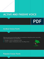 Power Point Active and Passive Voice