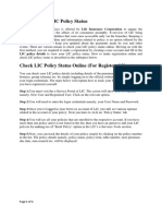 How To Check LIC Policy Status: Page 1 of 3