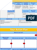 Lean Busssiness Canvass - Action Plan Version