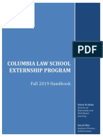 Externships Handbook - Fall 2019