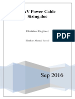 Sizing Medium Voltage