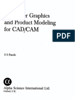 Computer Graphics Modeling Cad/Cam: and Product