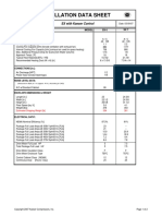 Installation Data Sheet: SX With Kaeser Control