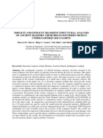 Implicit and Explicit Transient Structural Analysis of Ancient Masonry Churches in Southern Mexico Under Earthquake Loading