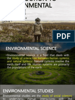 (WK1) Introduction To Environmental Science