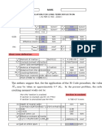 Job No Name Calculation For Long Term Deflection: CK 2 y 2 2 S 2