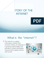 History of The Internet