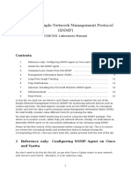 (Optional) Simple Network Management Protocol (SNMP) : COSC301 Laboratory Manual