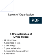 Levels of Organization