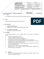 Weather Folds Pharmaceutical Standard Operating Procedures Good Laboratory Practices