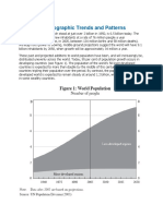 Global Demographic Trends and Patterns