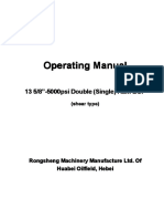 Operating Operating Operating Operating Manual Manual Manual Manual