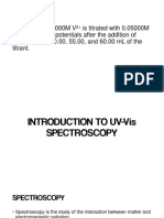 Intro To UV-Vis Spectros