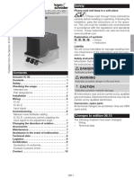 Operating Instructions Actuator IC 50: DK S N P GR D GB F NL I E TR CZ PL RUS H