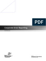 Corporate Error Reporting: Architecture