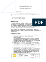 3.1-9 Install and Configure DHCP