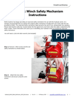 Hydraulic Winch Safety Mechanism 4254 Instructions