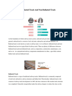 Ballast and Non-Ballast in Railway