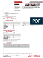 Ultramet 2507: Stainless Steel Electrodes Product Data Sheet