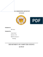 Department of Computer Science Gcwuf: Data Communication and Network