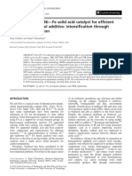 Fly Ash Supported Ni Fe Solid Acid Catalyst For Efficient Production of Diesel Additive: Intensi Fication Through Far-Infrared Radiation