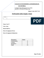 McDonalds India Supply Chain