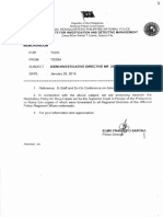 Didm Investigative Directive NR 2019-001