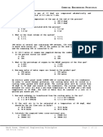 Problem Set Mock Exam - CHE PDF