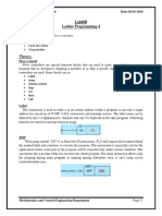 Equipment's:: Lab#08 Ladder Programming-4 Objective